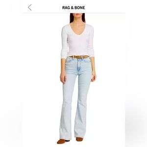 Rag & Bone Casey High Rise Flare Jeans size 29 NWT